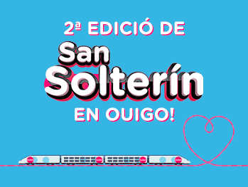 2ª edició de San Solterín en OUIGO! Troba al teu pròxim company de viatge en el nostre Speed Dating el dia 13 de febrer. Inscriu-te!
