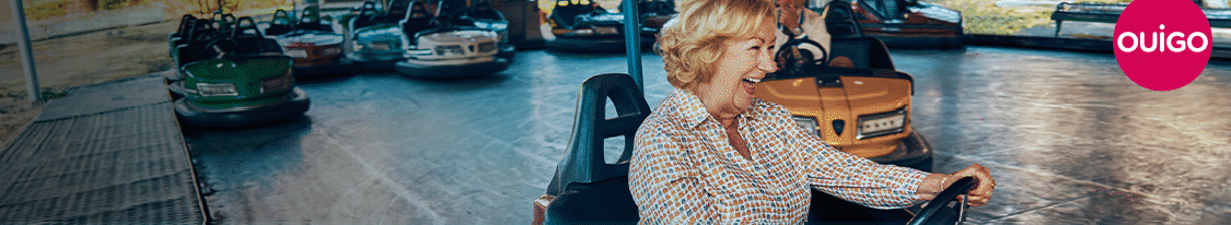 20% DISCOUNT FOR OVER 30   BOOK YOUR TICKET   BUY YOUR TICKETS BEFORE JULY 15th TO TRAVEL BETWEEN JULY 31th AND SEPTEMBER 2nd, 2023   MARI CARMEN, 66 YEARS OLD   She says there are no grandchildren on the crash course. Only enemies.   ADULT but not much 