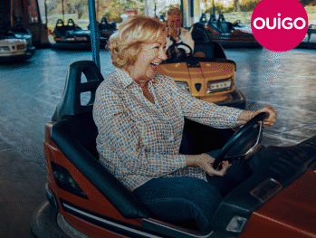 20% DISCOUNT FOR OVER 30   BOOK YOUR TICKET   BUY YOUR TICKETS BEFORE JULY 15th TO TRAVEL BETWEEN JULY 31th AND SEPTEMBER 2nd, 2023   MARI CARMEN, 66 YEARS OLD   She says there are no grandchildren on the crash course. Only enemies.   ADULT but not much 