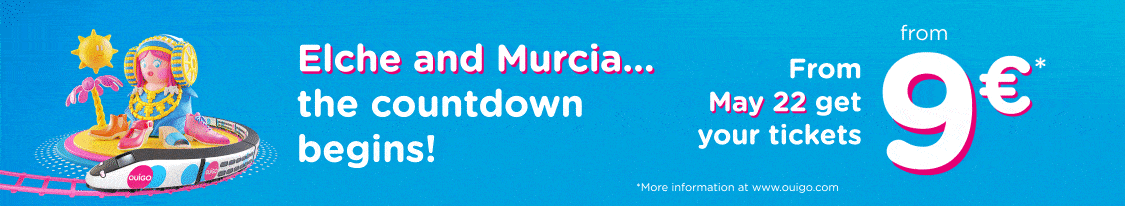 Elche y Murcia comienza la cuenta atrás a partir del 22 del 5 consigue tus billetes