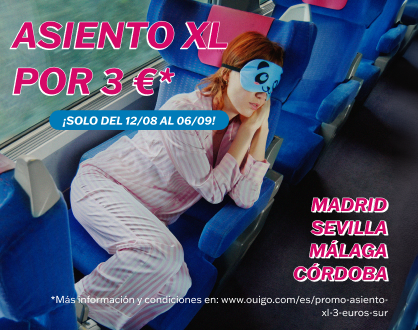 asiento XL a 3€