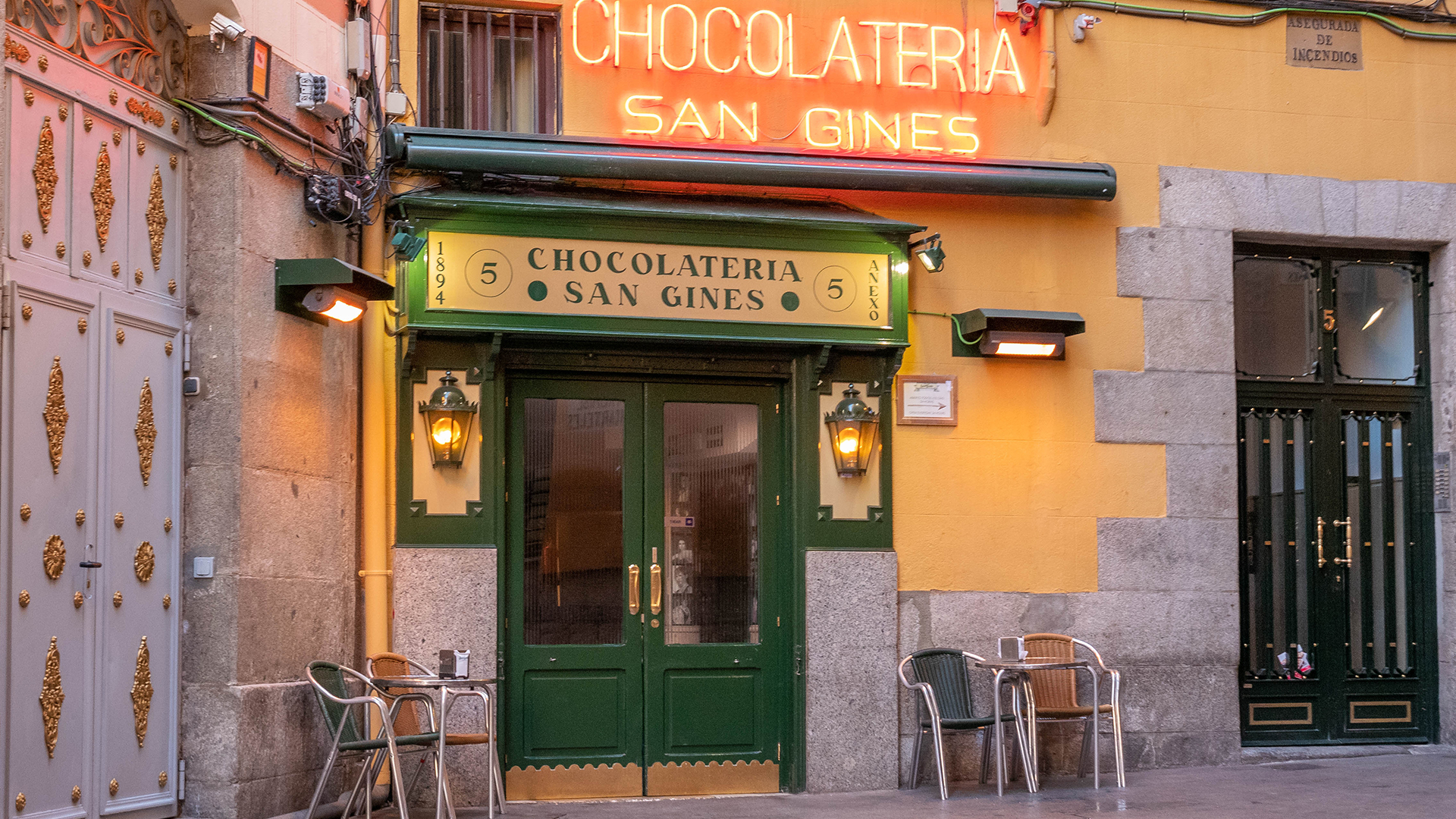 Chocolatería San Ginés Madrid