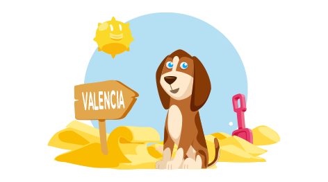 Playas que admiten perros en Valencia