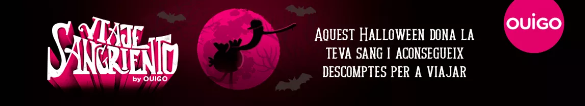 Aquest Halloween dona la teva sang i aconsegueix descomptes per a viajar