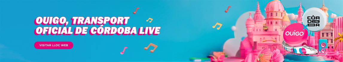 OUIGO transporte oficial Cordoba Live
