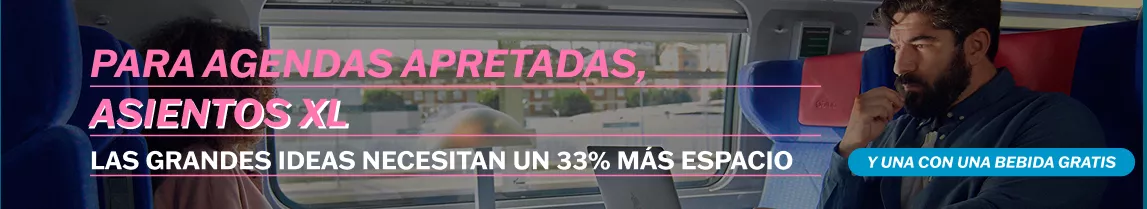 Promoción asiento XL Ruta Madrid <> Málaga