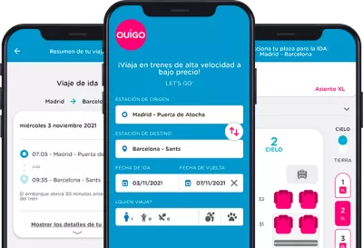 Ouigo App mobile