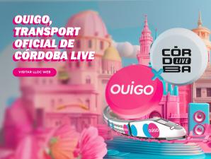 OUIGO transporte oficial Cordoba Live