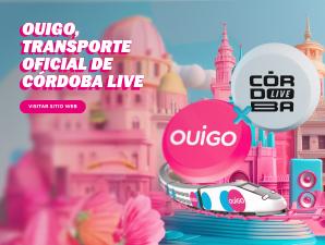 OUIGO transporte oficial Cordoba Live