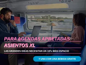 Promoción asiento XL Ruta Madrid <> Málaga