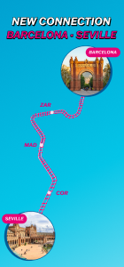 Art from top to bottom: New Barcelona - Seville line! 